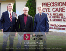 Tablet Screenshot of myprecisioneyecare.com
